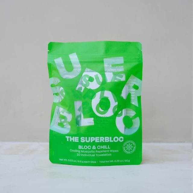 The Superbloc 日常防蚊組 (防蚊噴霧+涼感防蚊濕紙巾)  防蚊液 天然植萃 濕紙巾 小黑蚊 防蚊噴劑