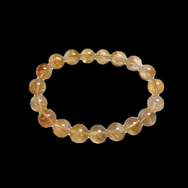 🎗飾間首飾鋪 黃水晶手鍊手飾黃招財黃手串單圈手串飾品