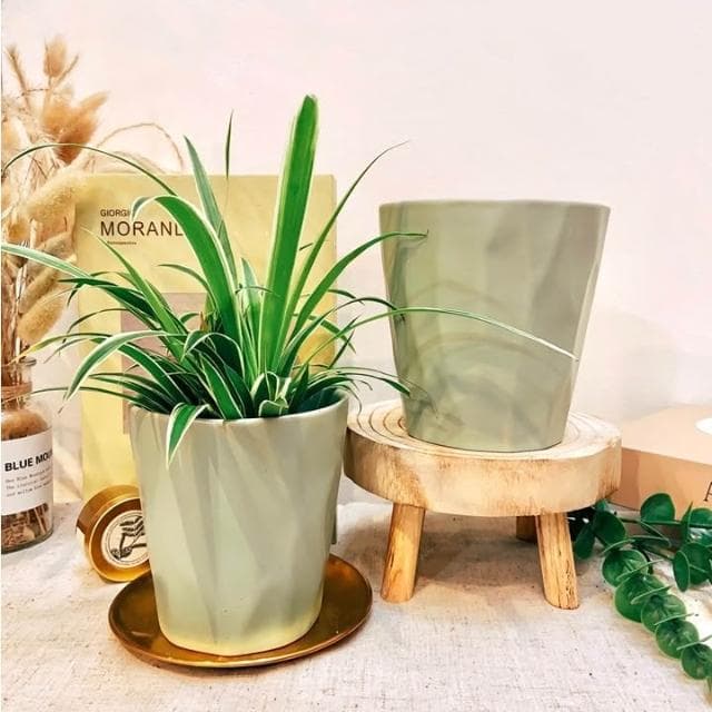 陶盆 經典幾何造型陶盆 花器 花盆 盆器 器皿 觀葉植物 多肉植物