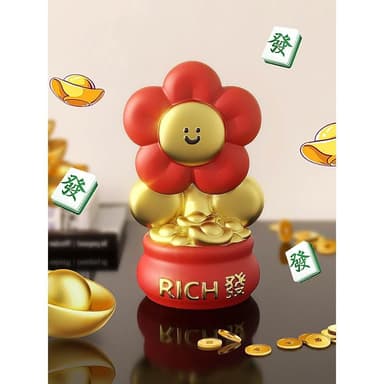 有錢花招財擺件家用開業禮物新店前臺家居裝飾品創意生日禮物送禮