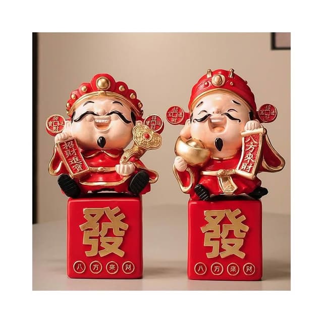 入戶玄關財神擺件招財進寶客廳店鋪辦公室前臺裝飾品喬遷開業禮物