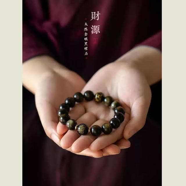【米蘭精品】父親節禮物 現貨+預購 金曜石手鐲手環-轉運除穢淨化招財開運十二生肖黑曜石守護神男24款74lh68
