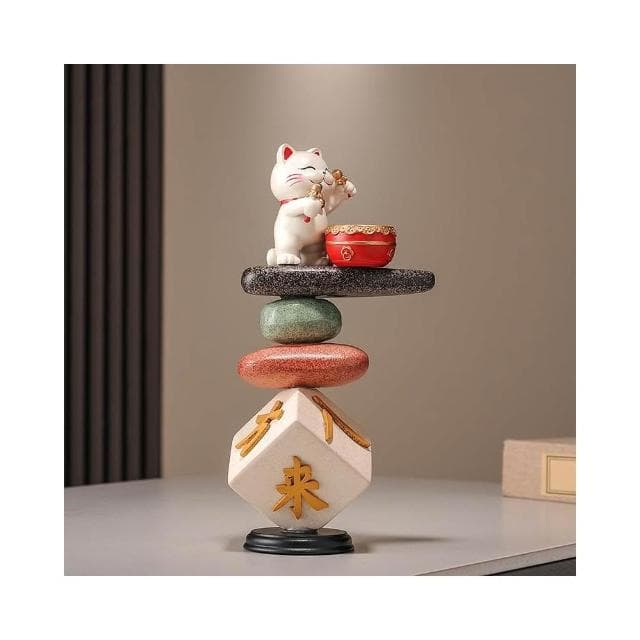 八方來財招財小熊擺件辦公室玄關客廳酒櫃裝飾品喬遷之喜開業賀禮