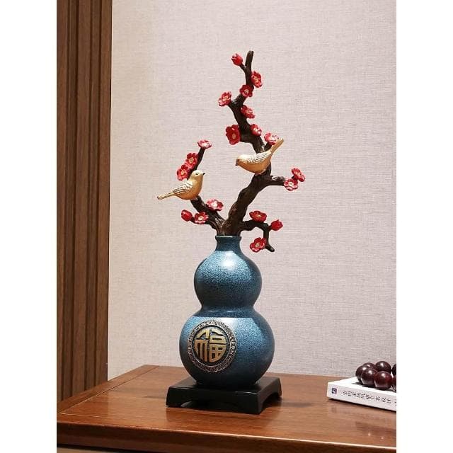 新年桌面招財葫蘆擺件客廳新中式喬遷新居禮品電視玄關酒櫃裝飾品