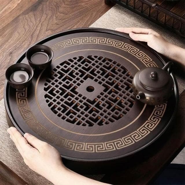 木質茶盤 茶托 茶臺 泡茶盤 茶具組 家用茶盤 實木茶盤 儲水式茶盤 竹制 實木瀝水盤DYT