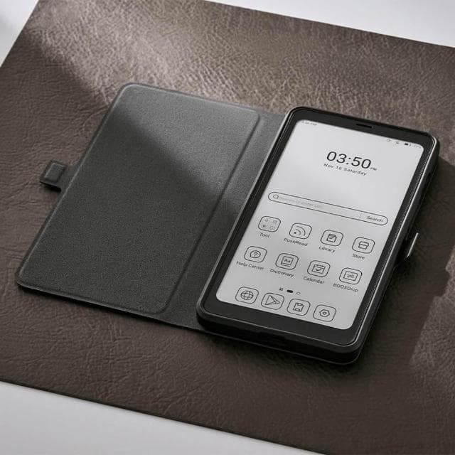 【BOOX 文石】BOOX Palma 2｜6.13 吋手機型電子書閱讀器(爵士黑)，翻頁式皮套 ★全新現貨★