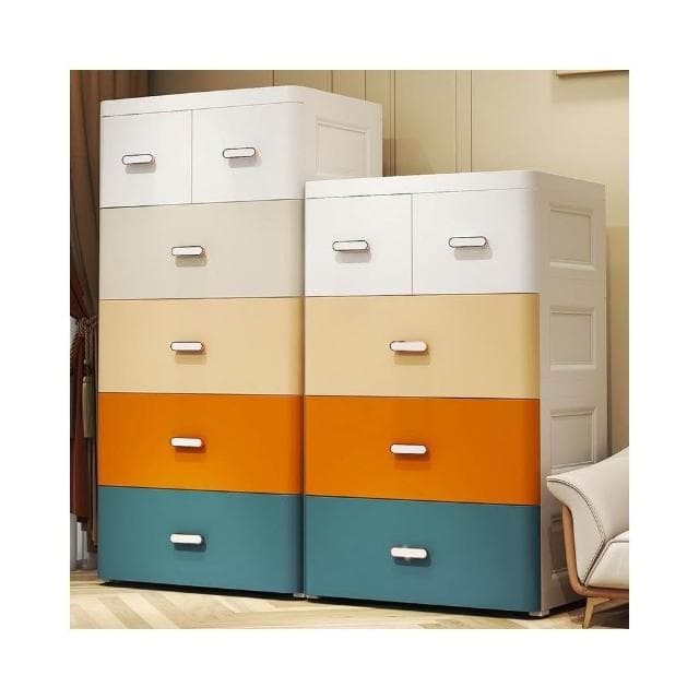  塑膠  衣服 收納櫃 抽屜式 多層 可移動 嬰兒櫃子 儲物櫃 加深