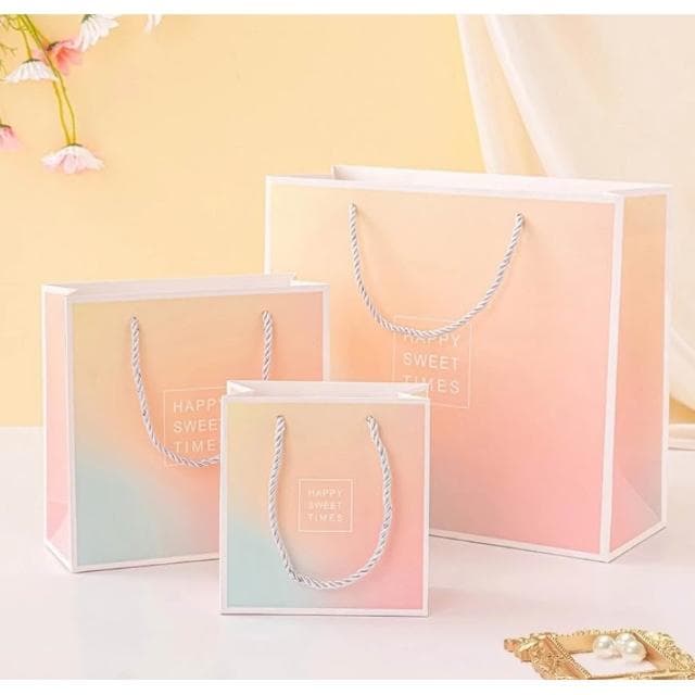 大理石紋禮品袋 禮物 贈品 婚禮小物 禮物袋 手提袋 紙袋 生日禮物 彌月周歲 探房送禮 交換禮物手提袋