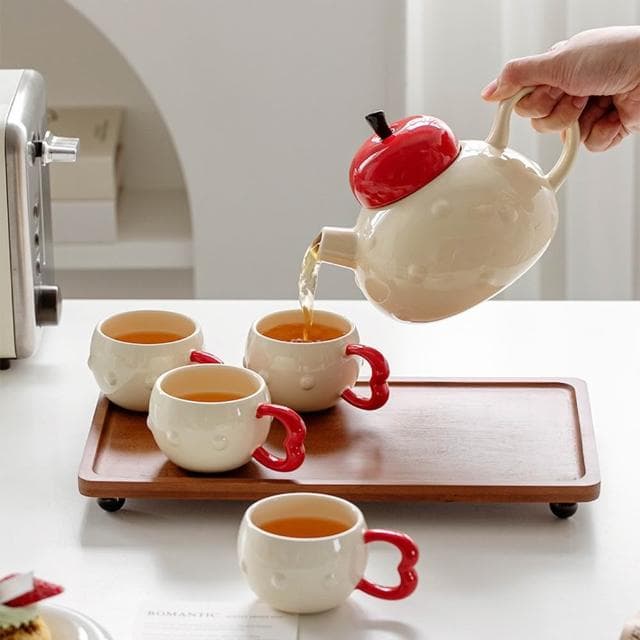 小慕KOGURE 茶具套裝 陶瓷 泡茶壺 茶具組 家用 防燙 茶壺茶杯 禮盒包裝