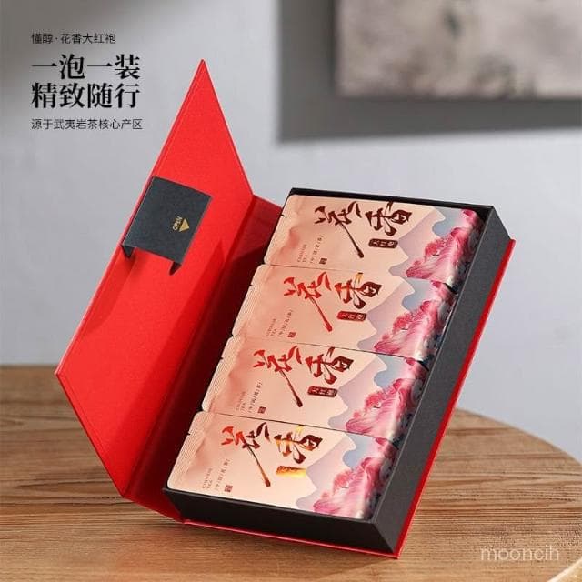淘甄選好物花香大紅袍武夷山巖茶大紅袍茶葉濃香型烏龍茶巖骨花香禮盒裝送禮