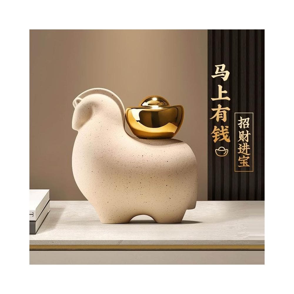 馬上有錢 擺件 玄關擺件 入厝禮物 玄關擺件 招財 招財擺飾 招財擺件 入厝擺件 財位擺飾 開幕送禮 裝飾喬遷開業禮物
