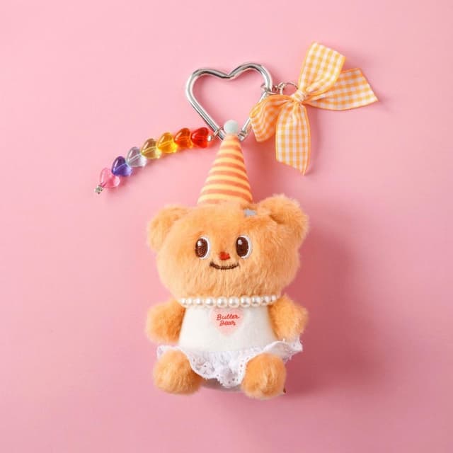 泰國正版 ButterBear 奶油生日限定吊飾/鑰匙圈 奶油小熊 奶油熊 黃油小熊 吊飾 鑰匙圈 生日禮物