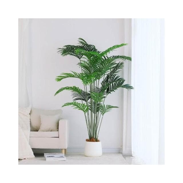 暖巢家居 ♥️仿生散尾葵 仿真綠植 輕奢裝飾 客廳落地仿生盆栽 室內植物 造景樹 擺件假花