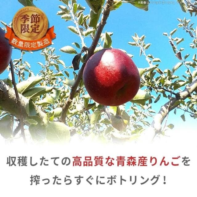 【Gold-pak】整箱 SUNPACK 天然純旬富士蘋果汁 水果飲料甜品 日本青森原裝進口 (質感玻璃瓶裝 拜訪送禮物 長輩最愛)