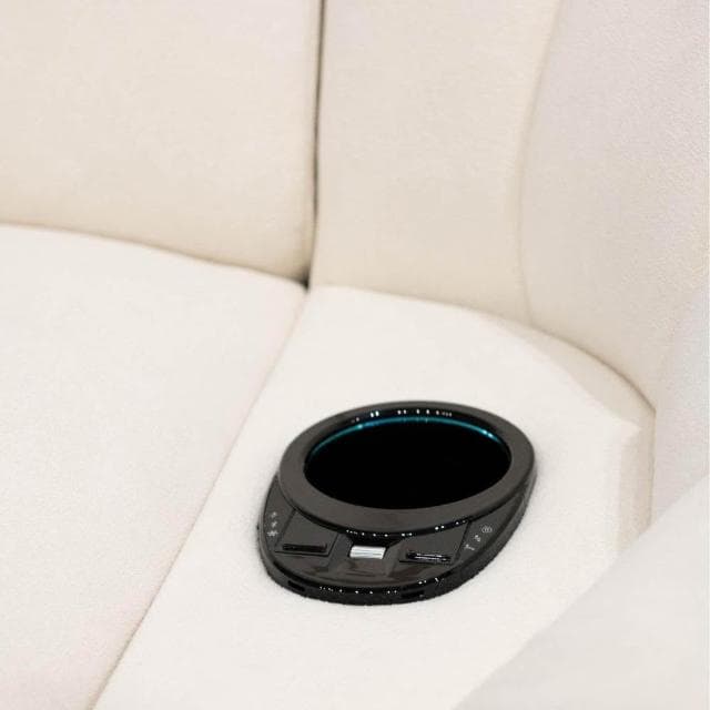 【坐又銘】妮娜Nina電動沙發-珍珠白(USB插孔/藍芽音響/製冷系統/語音提示)