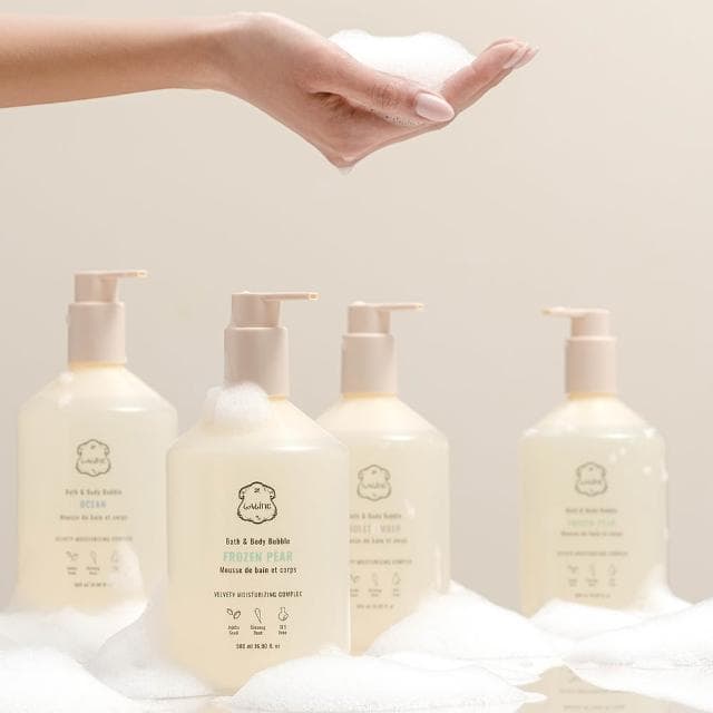 【LALINE】西洋梨香氛泡泡沐浴露 500ml