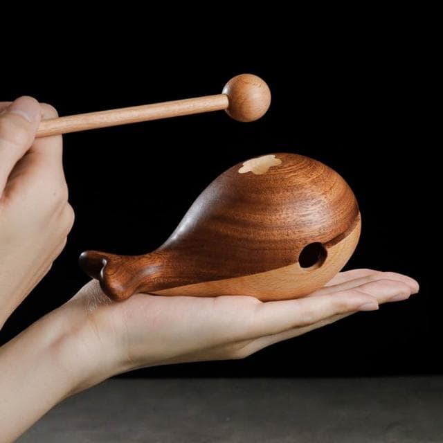 喜可xekoro小鯨魚木魚敲靜心神器便攜木魚送朋友同學閨蜜可愛小禮物木魚