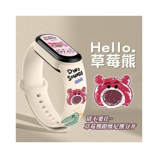 海綿寶寶手錶智能手環適用於小米9pro華為手機女款學生運動多功能