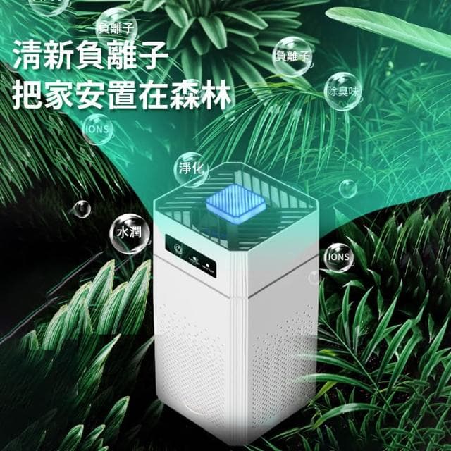台灣現貨💥離子空氣清新機 三檔調節 車載淨化器 納米復合淨化器 負離子空氣除臭機 輕音淨化機 空氣淨化器