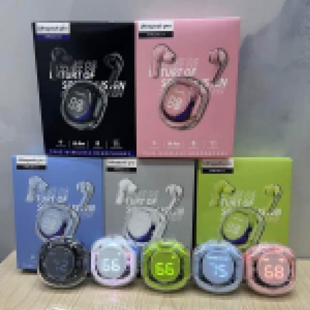 新款TWS透明無線藍牙耳機Air39 Air31入耳式運動降噪數顯
