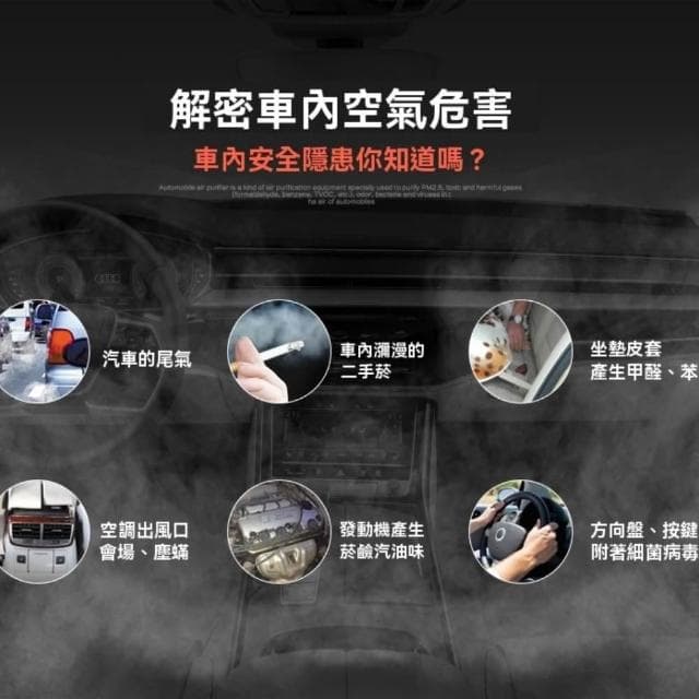 空氣清淨機 清淨機 車載空氣淨化器 負離子汽車除甲醛霧霾 PM25香薰機家用