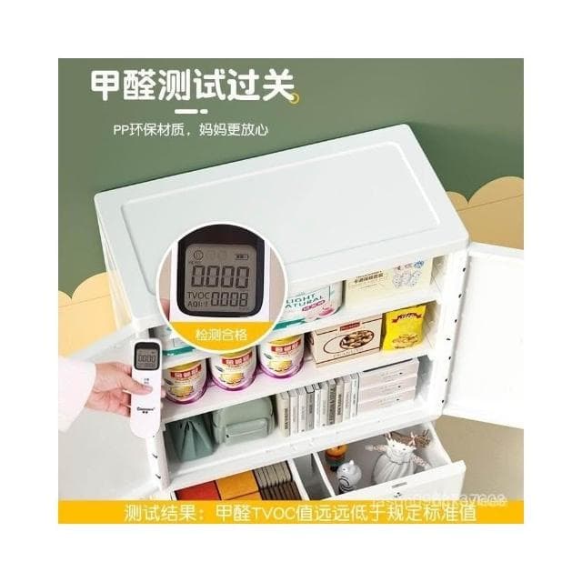 ✨臺灣熱賣✨特大加厚兒童衣櫃臥室衣櫃寶寶收納櫃抽屜式塑料儲物箱嬰兒衣物整理櫃多層收納櫃兒童卡通雙開門衣櫃