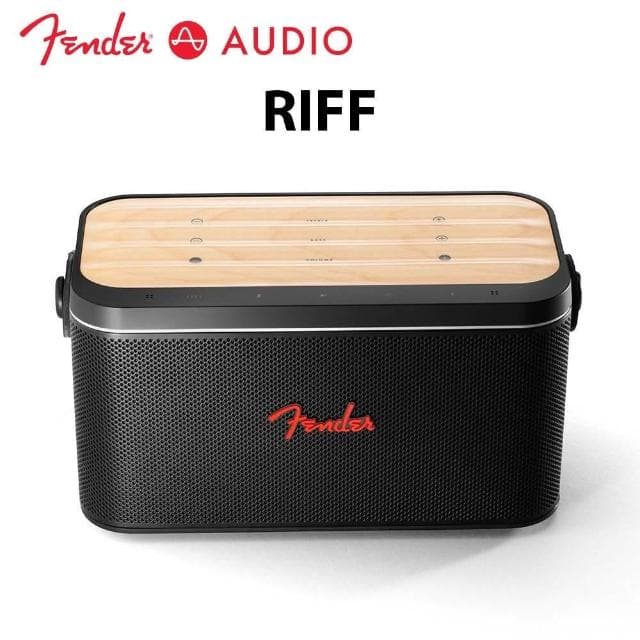 【Fender】Riff 可攜式藍牙喇叭 吉他音箱 公司貨 -時尚黑