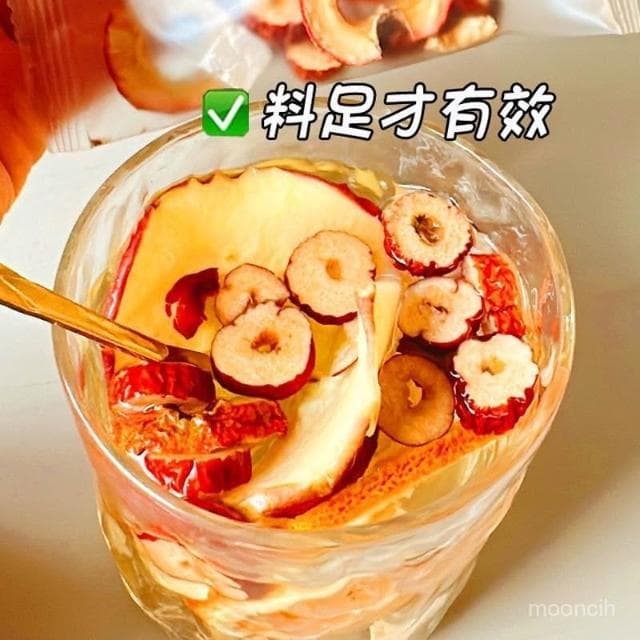 淘甄選好物【大果片不打碎】蘋果山楂茶山楂陳皮紅棗颳颳茶颳油茶女生冷泡茶