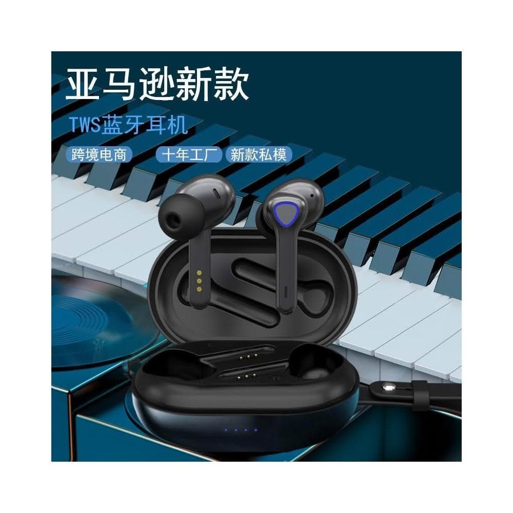 爆款TWS藍牙耳機傑理5.0私模黑科技入耳式降噪真無線耳機