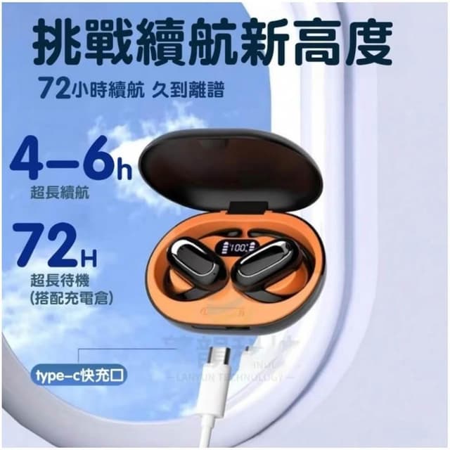 不入耳藍芽耳機 旋轉跑步運動耳機 ows開放式掛耳式藍芽耳機 降噪耳機 特工耳掛式藍芽耳機 骨傳導耳機 無線耳機
