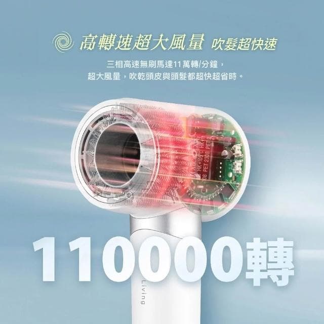 【CHIMEI 奇美】CHIMEI 奇美 高轉速 智能負離子 吹風機 HD-15HCN0