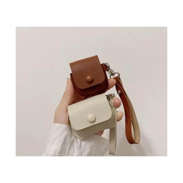 GTPSHOP  皮革耳機包 airpods 1 2 3 代 pro pro2 皮革耳機包 棕色 耳機殼 蘋果無線耳機套
