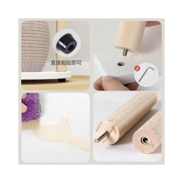 花架子 客厅落地式圆形实木简易高植物架 吊兰盆绿萝爬藤架 双层迷你 多肉植物架 花盆架 花盆 花架 盆栽架陽台多肉綠植架