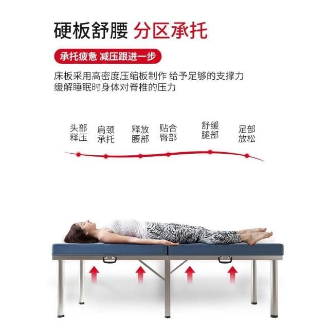 不銹鋼折疊美容床按摩床理療床可攜式手提針灸推拿床紋繡美體床