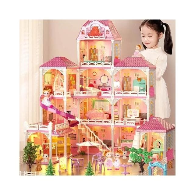 兒童過家家玩具女孩子芭娃娃屋女童公主城堡別墅生日禮物3歲6的比