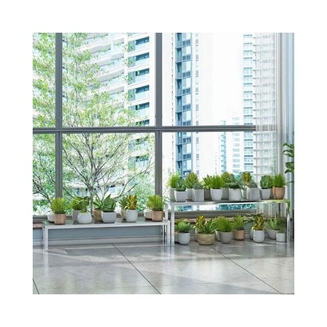 不锈钢花架 阶梯式组合阳台多肉专用多层架 加宽户外植物摆放花盆架 戶外花架 階梯式花架 陽台花架 盆栽架 花架陽臺落地式