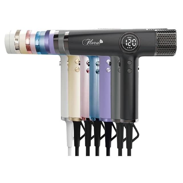 【Flora 芙若菈】超輕 無刷 碳 馬達 強風 速乾護髮 電棒頭 專業 沙龍級 吹風機 1500W/台 HD-3238