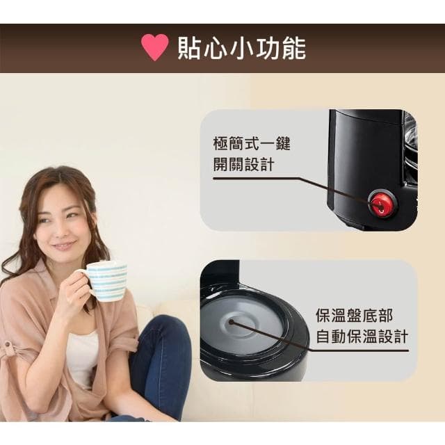【SANLUX 台灣三洋】超取限2台-台灣三洋 4人份 美式咖啡機 SAC-04A
