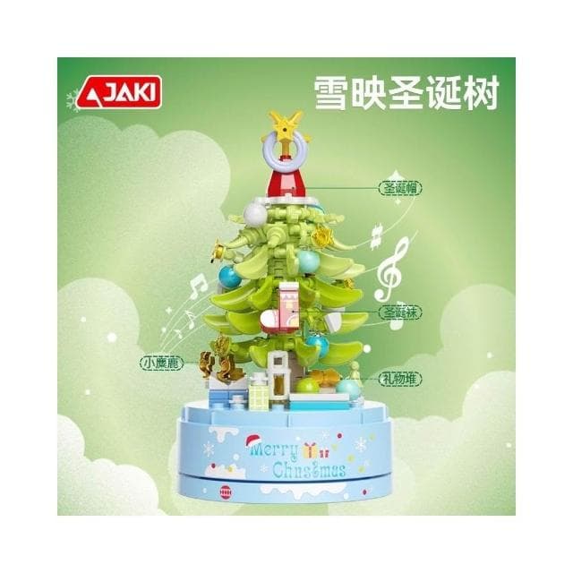 新品 聖誕樹音樂盒 送禮品 聖誕節DIY禮物 八音盒 