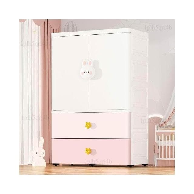 75cm特大加厚 兒童衣櫃寶寶衣服收納櫃塑料家用多層嬰兒小衣櫥 收納櫃 收納箱 收納架附鎖 收納櫃 置物櫃 收納箱