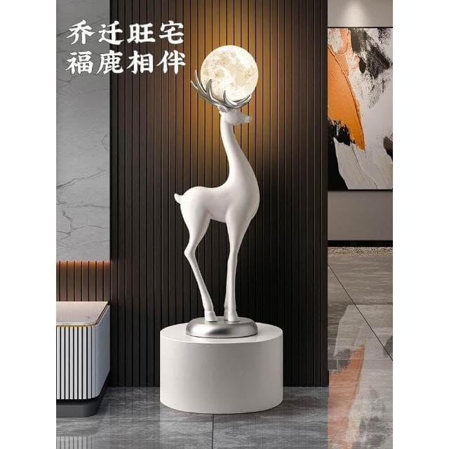 客廳電視櫃旁邊落地擺件旺宅沙發旁玄關創意大型高檔喬遷新居禮物