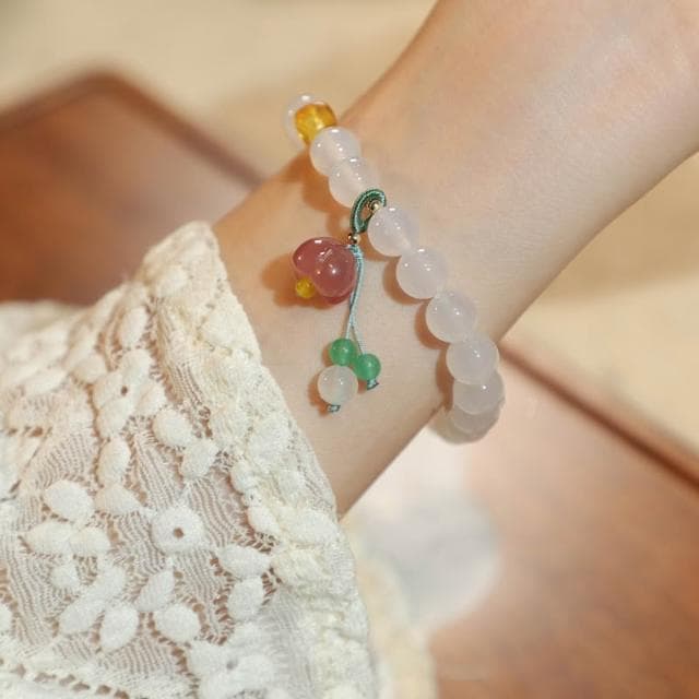 🎗飾間首飾鋪 天山翠手串珠飾品寶顯白百搭水晶手鍊首飾