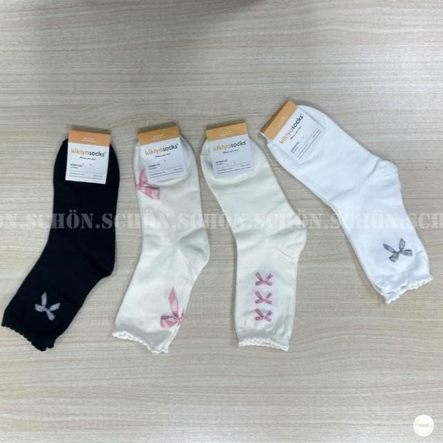 【SCHON】SCHÖN韓國襪子-蝴蝶結【官方直營】 襪子 韓國襪子 韓國襪 小狗襪子 禮物 可愛交換禮物 韓系襪子 流行款式