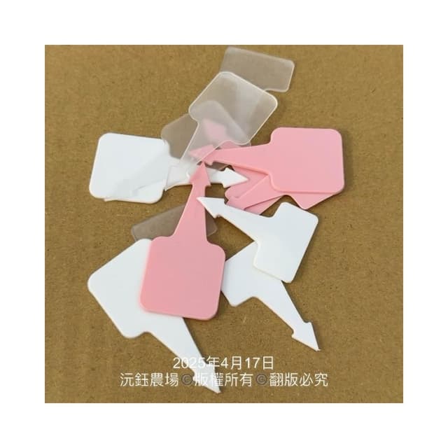 沅鈺農場   資材   小惡魔標籤 箭頭造型標籤 箭頭花牌 PP材質標籤 花牌 植物標籤 名牌 標示 園藝 花盆 盆栽