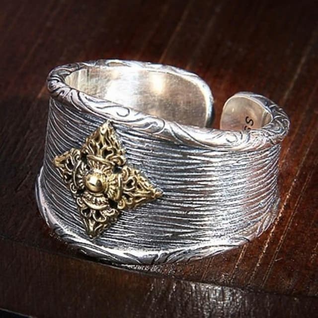 【巴黎精品】現貨+預購 S925手工純銀戒指足銀泰銀戒子男尾戒情侶對戒情人節禮物-復古嘻哈男女飾品a1kj17