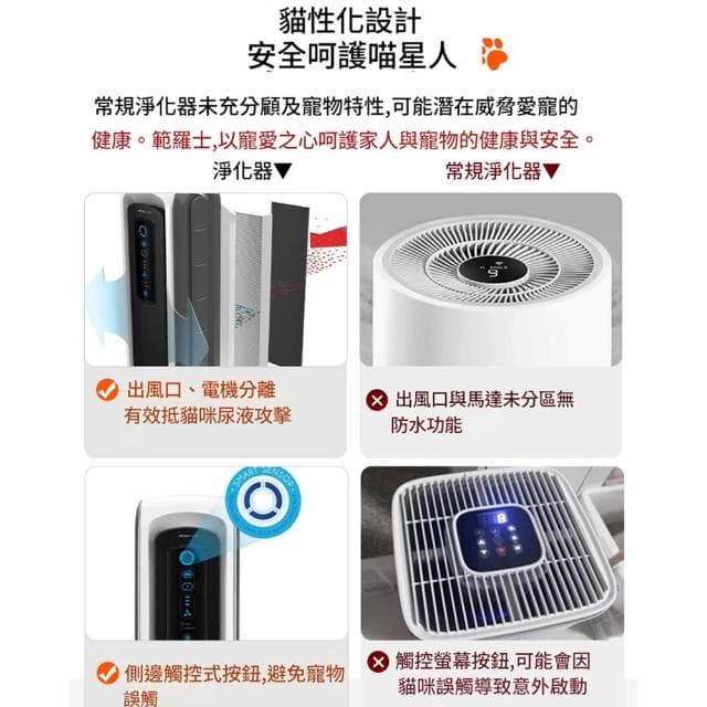 【IPSKY】等離子空氣清淨機 （智慧數顯 吸浮毛 除臭杀菌除过敏源 空氣淨化器  寵物清淨機 寵物吸毛機 空氣濾清機）