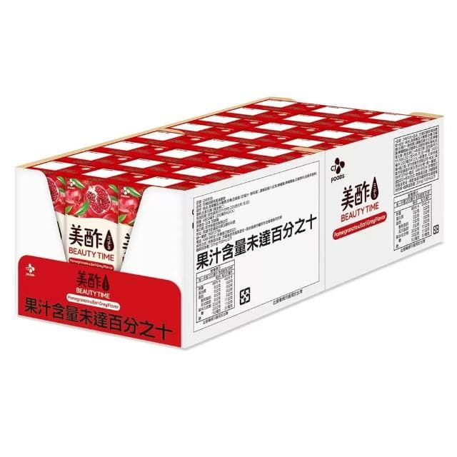 5Cgo🏆美酢 石榴伯爵茶風味醋飲200毫升X24入#246926濃郁的伯爵茶香與酸甜果香-303
