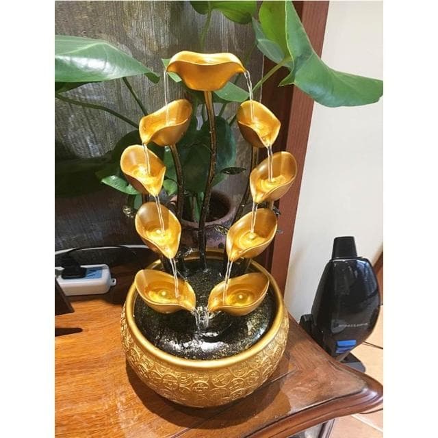 開業禮物賀禮流水擺件迴圈水生財客廳桌面禮品裝飾店鋪招財風水輪