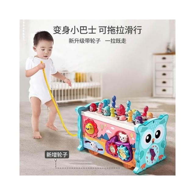 寶寶釣魚玩具打地鼠敲琴益智力開發嬰兒童早教男孩女孩送生日禮物