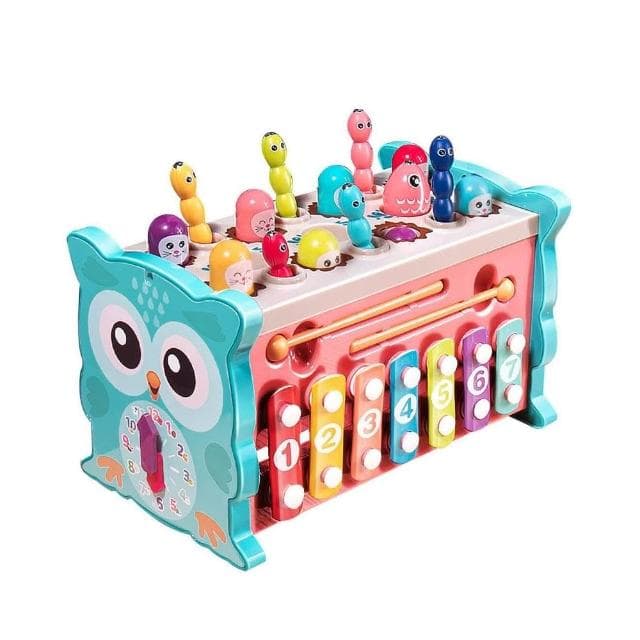 寶寶釣魚玩具打地鼠敲琴益智力開發嬰兒童早教男孩女孩送生日禮物